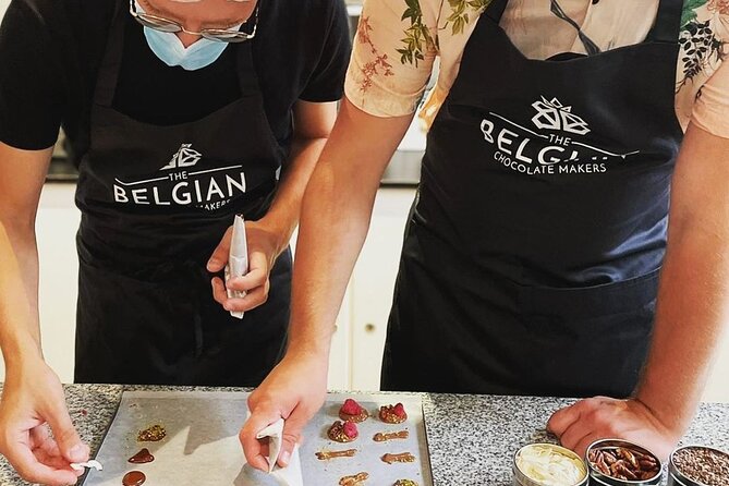 1.5h Belgian Chocolate Workshop in Brussels (bean to bar) - What you make in the workshop: mendiants, truffles, and a personalized bar