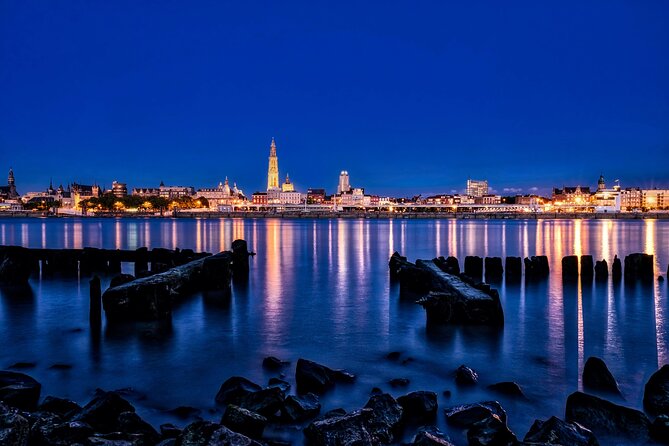 Antwerp: City Walk with Audio Guide in 7 Languages on your Phone - Grote Markt: guild houses, the river nearby, and classic Antwerp drama