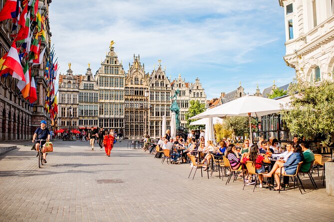 Antwerp: City Walk with Audio Guide in 7 Languages on your Phone - Brabo Fountain and the stories behind Antwerp’s public art