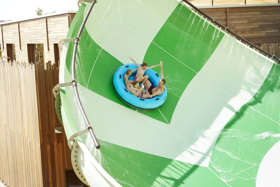 Bellewaerde Aquapark Entrance Ticket - Rubber ring slides and the indoor slide thrill