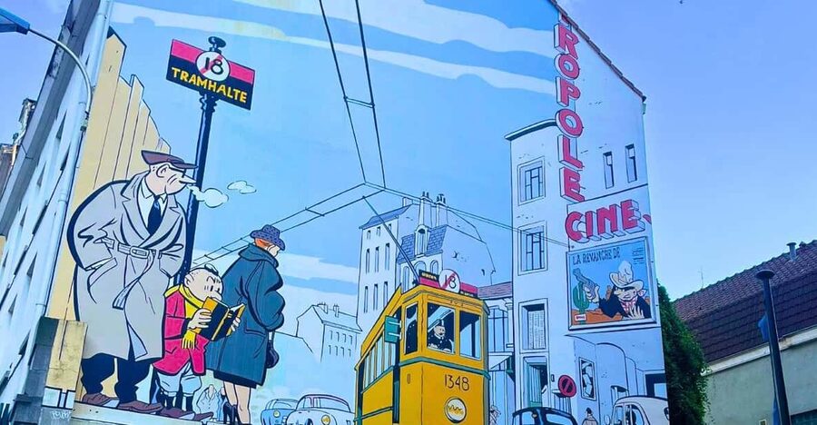 Brussels: 2 hours Private Walking Tour of the Comics Walls - Meeting at Rue des Alexiens 55, then follow the walls