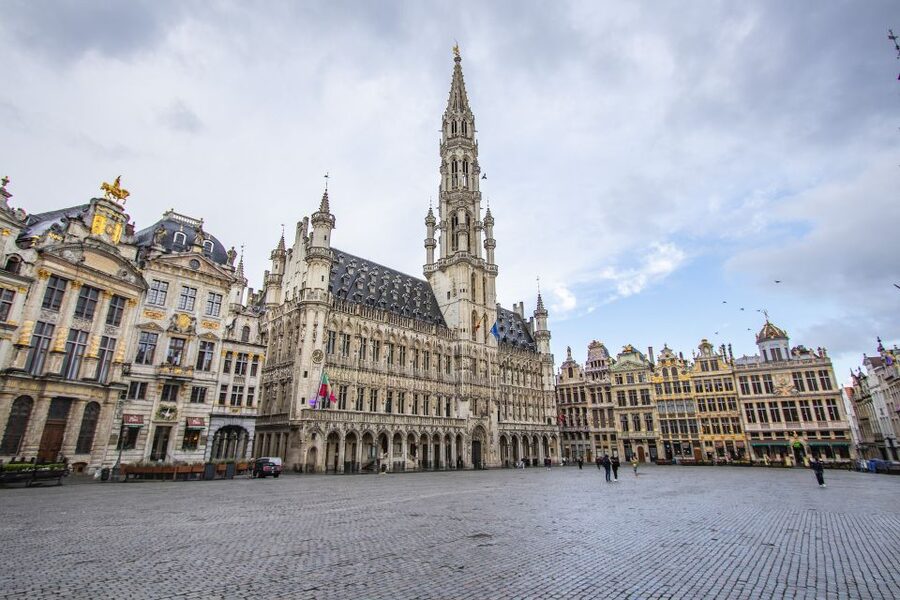 Brussels: Express Walk with a Local in 60 minutes - YellowKorner as your launch point, and why that matters