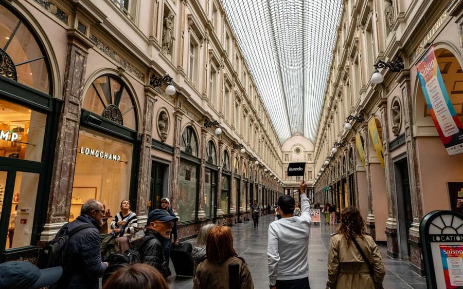 Brussels: Guided Walking Tour with Optional Beer Tasting - Royal Galleries: architecture you can walk through