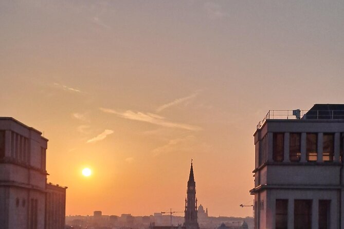 Brussels Tootbus before night sightseeing tour - Audio, Tootwalks, and the app features that actually help