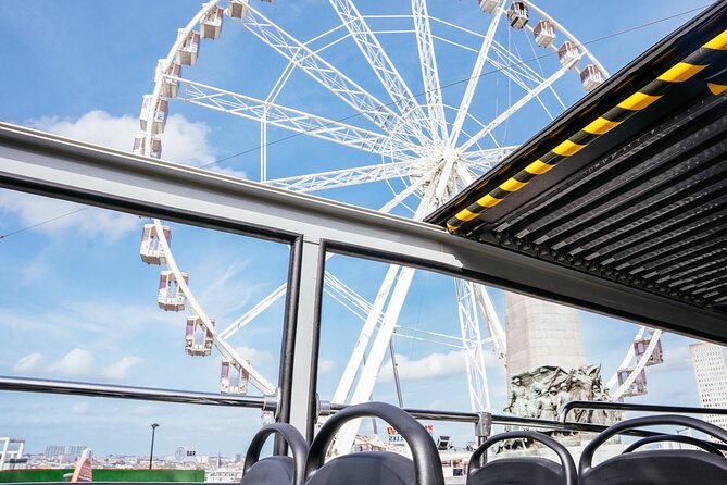 Brussels Tootbus Discovery Hop-on Hop-off and Ferris Wheel - The big idea: buses plus The View, not just a loop