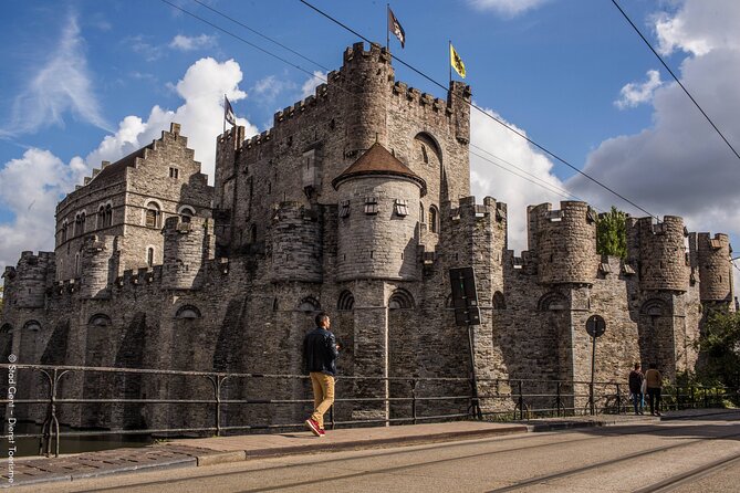 Brussels: Tour Bruges & Ghent with Cruise + Chocolate visit - Ghent Guided Walk: Castle of the Counts, St. Bavo, and the Three Towers
