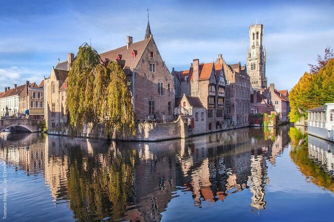 Brussels: Tour Bruges & Ghent with Cruise + Chocolate visit - Bruges on Foot: Belfry, Holy Blood Basilica, and Market Square