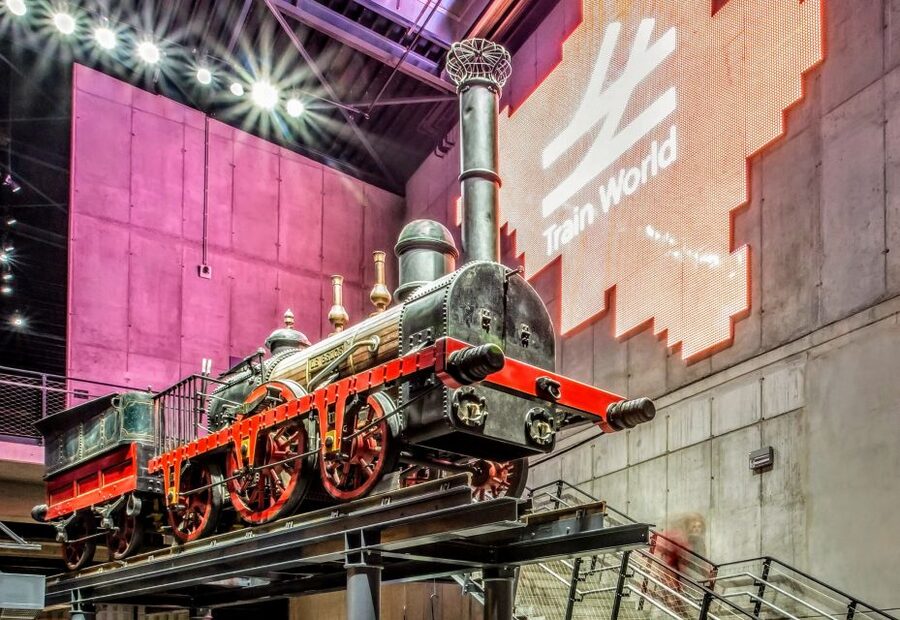 Brussels Train World Museum Entrance Ticket - FilouSophe in the old Schaerbeek station building: eat like you mean it