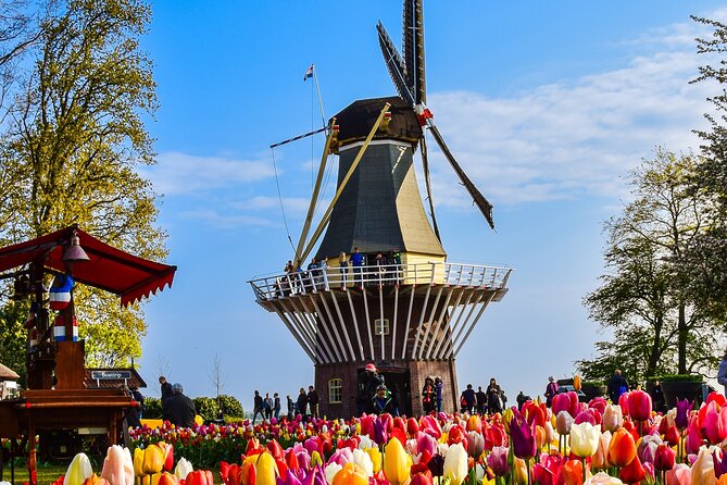 Delft and Keukenhof Gardens Tour from Brussels - Delft’s Markt and churches: de Keyser to the leaning tower