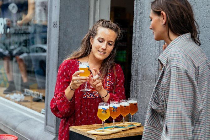Drinks & Bites in Brussels Private Tour - Stop 1: Fontaine Anspach, the quick meet-and-set-up