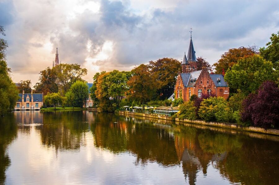 From Amsterdam: Bruges Day Trip in English with Boat Option - Church of Our Lady and the brick tower you will not miss