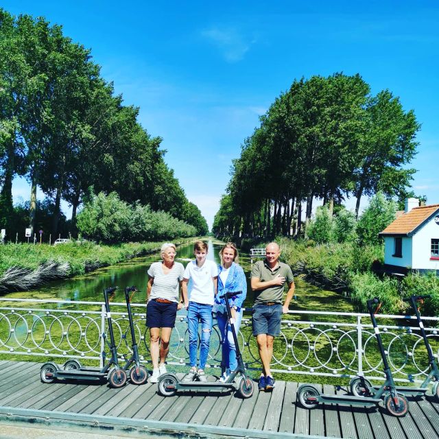 From Bruges to Damme: Private Electric Scooter tour - Komvest 1 in Bruges: Your Starting Line