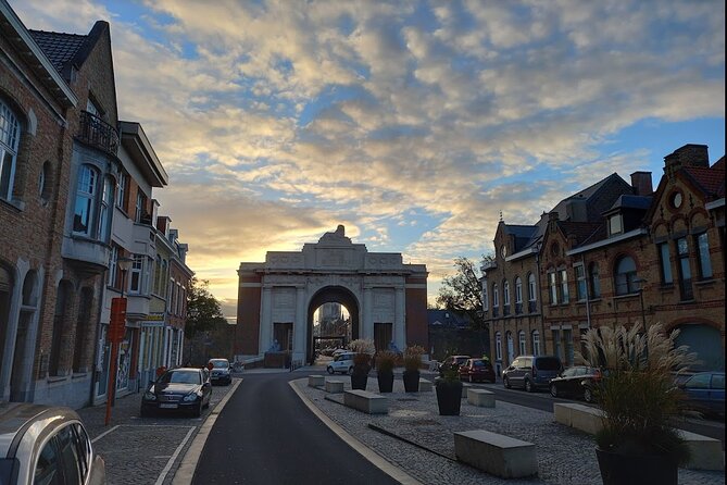 From Ypres 4hr Christmas Truce and Monster Mines of Messines PRIVATE Tour - Messines Ridge (N.Z.) Memorial: the New Zealand contribution in view