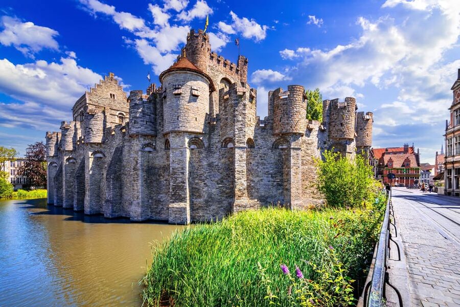 From Zeebrugge: Ghent and Bruges Shore Excursion - Graslei and canal views: the Ghent “wow” that fits the schedule