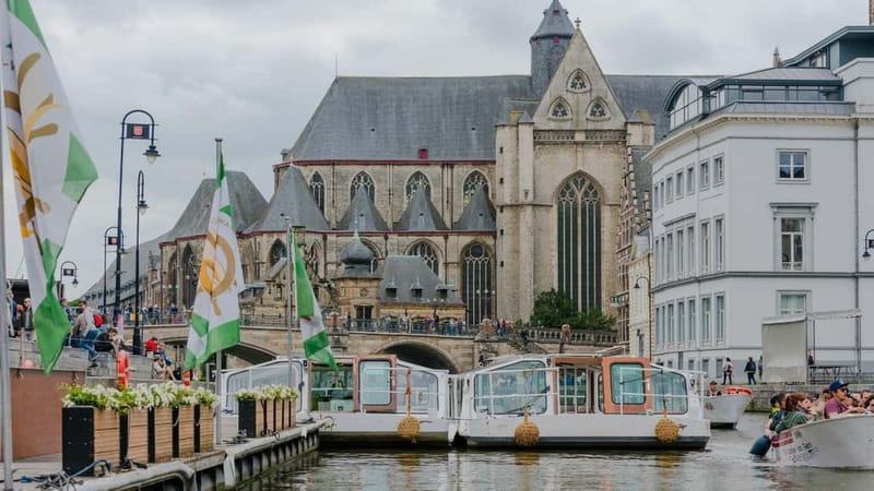 Gent Walking Tour with a Local - St. Michael’s Bridge Skyline Views at Your Own Tempo