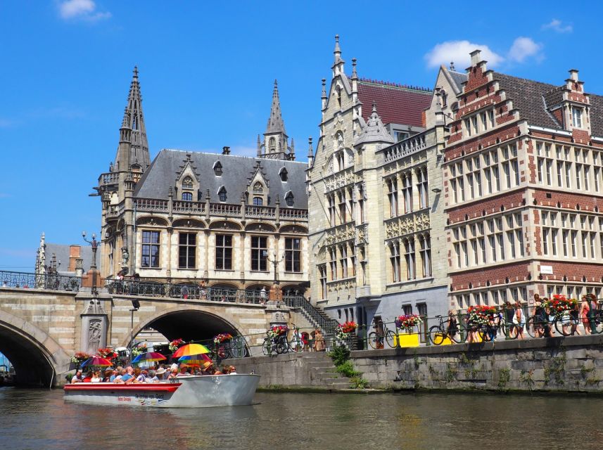 Ghent: 40 Minute Medieval Center Guided Boat Tour - Sailing the River Leie: the medieval harbor look you will remember