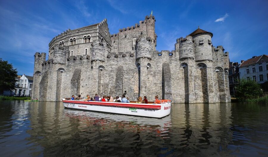 Ghent: 40 Minute Medieval Center Guided Boat Tour - St Bavo’s Cathedral, the Belfry, and St Nicholas Church from river level