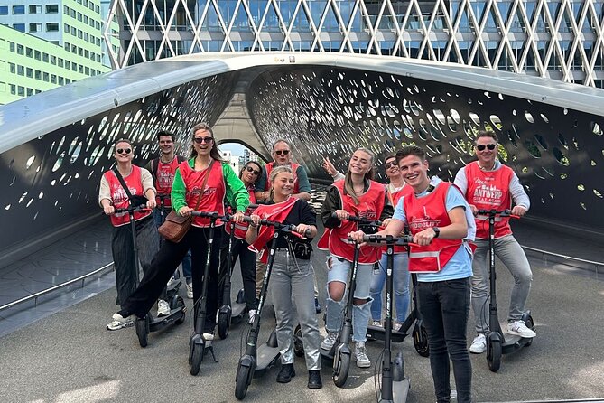 Guided E-kickscooter tour: The big five of Antwerp - Price and value: what $79.09 buys you in real time