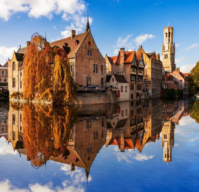 Paris: Brussels and Bruges Tour & Optional Chocolate Tasting - Mary’s Bridge, Bonifacius Bridge, and Rozenhoedkaai: your best Bruges photo run
