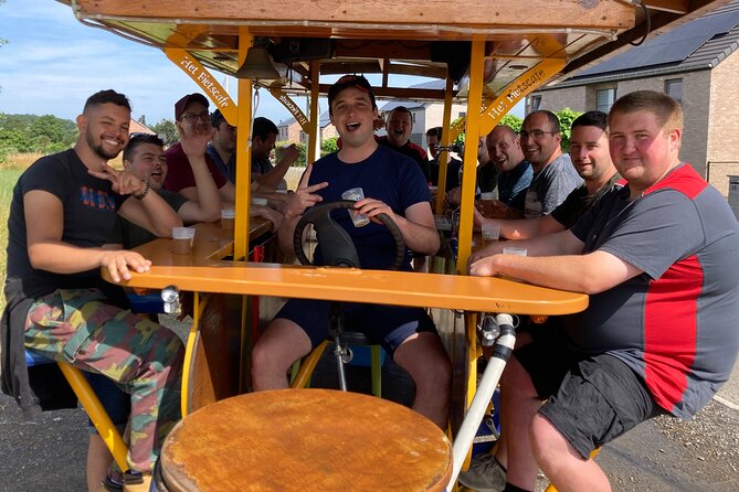 Private Beer Bike Tour in Hotton in the Belgian Ardennes - Drinks on board: beer, sparkling wine, and soft drinks