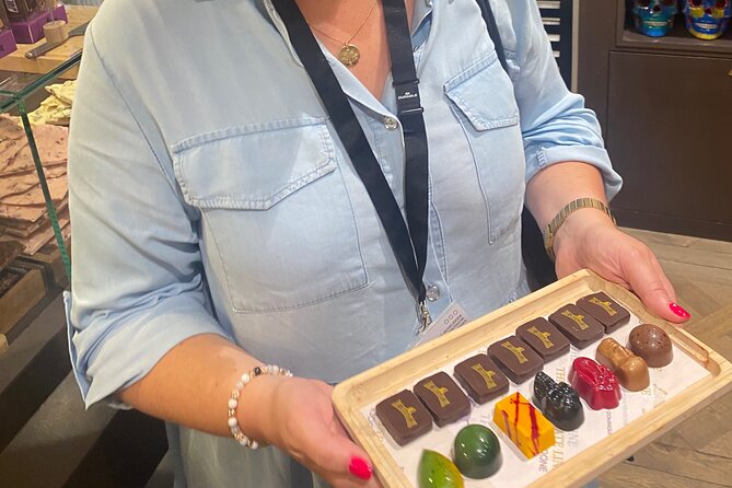 Private Belgian Chocolate Tour in Bruges - Maison La Confiance, Chocolate Line Bruges, and Depla Chocolatier: the tasting finish