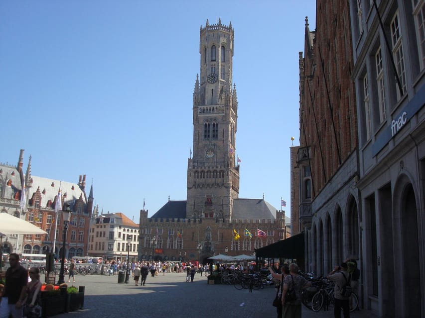 Private Bruges Landmarks & Hidden Gems Tour from Brussels - Markt and Belfry Tower views: where you get your bearings fast