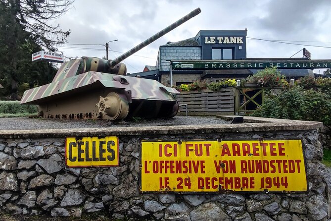 The Battle of the Bulge Experience - A day tour from Brussels - Foy, Recogne cemeteries, and the Band of Brothers bullet hall wall