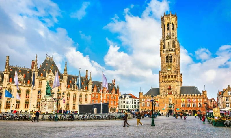 Top Highlights of Bruges from Zeebrugge Port - The Belfry and Market Square Power Move