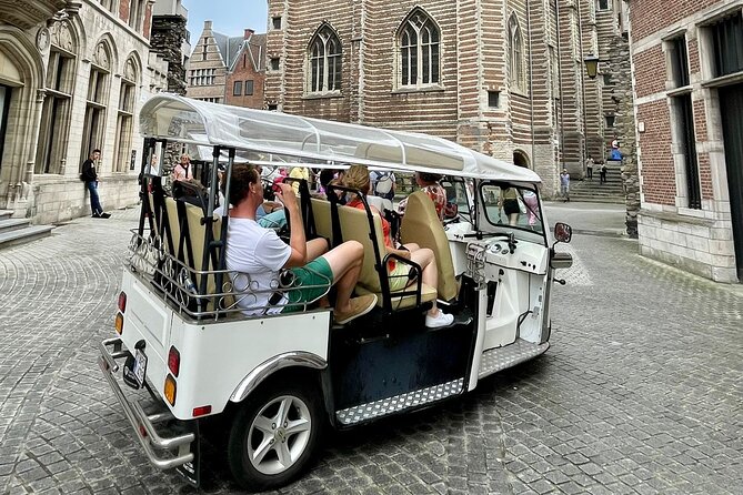 TukTuk Tour through historic Antwerp 2.5h - MAS on the Eilandje: Port Pavilion and Felix Warehouse, plus real museum time